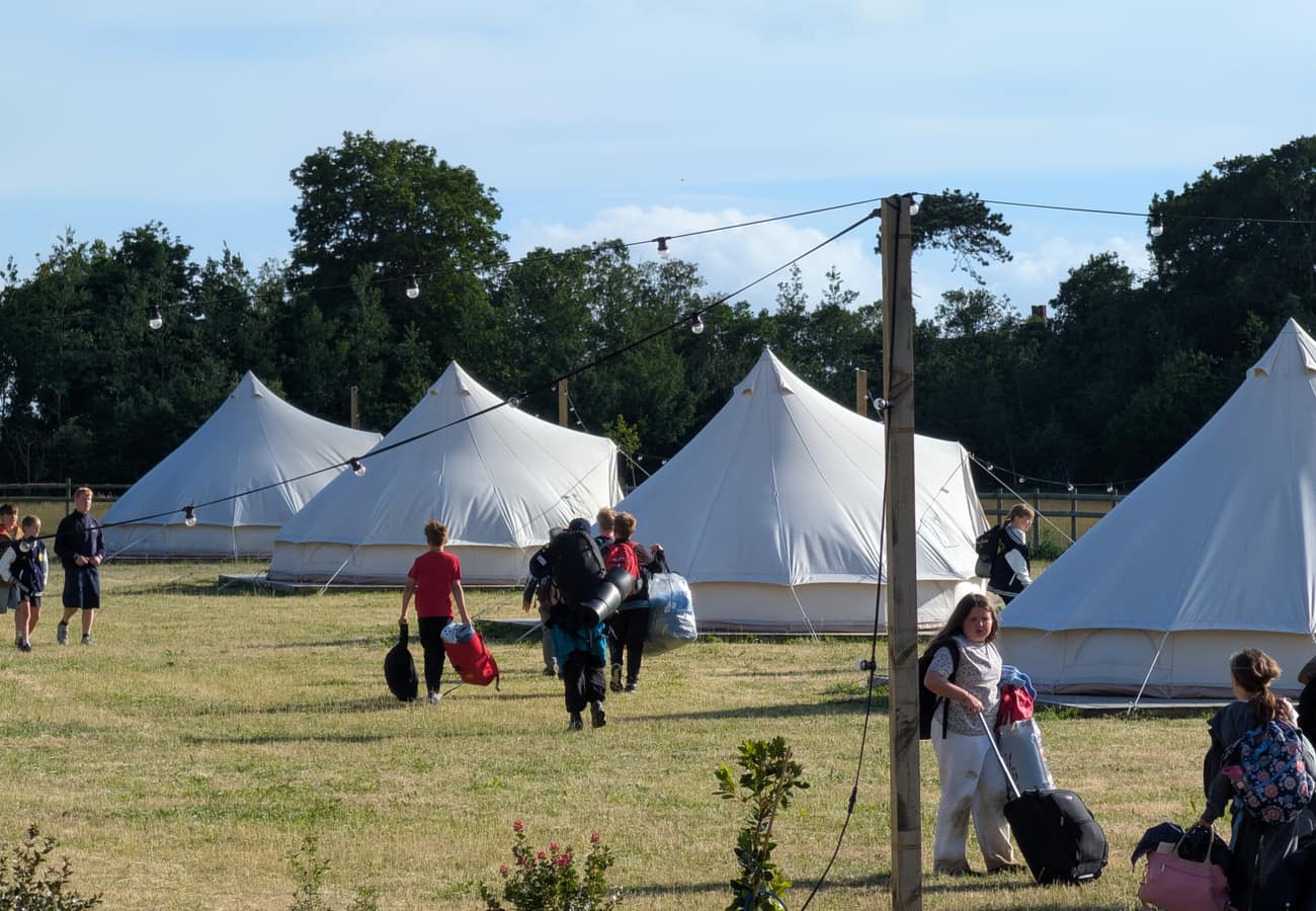 Camp Quex bell-tent glamping village